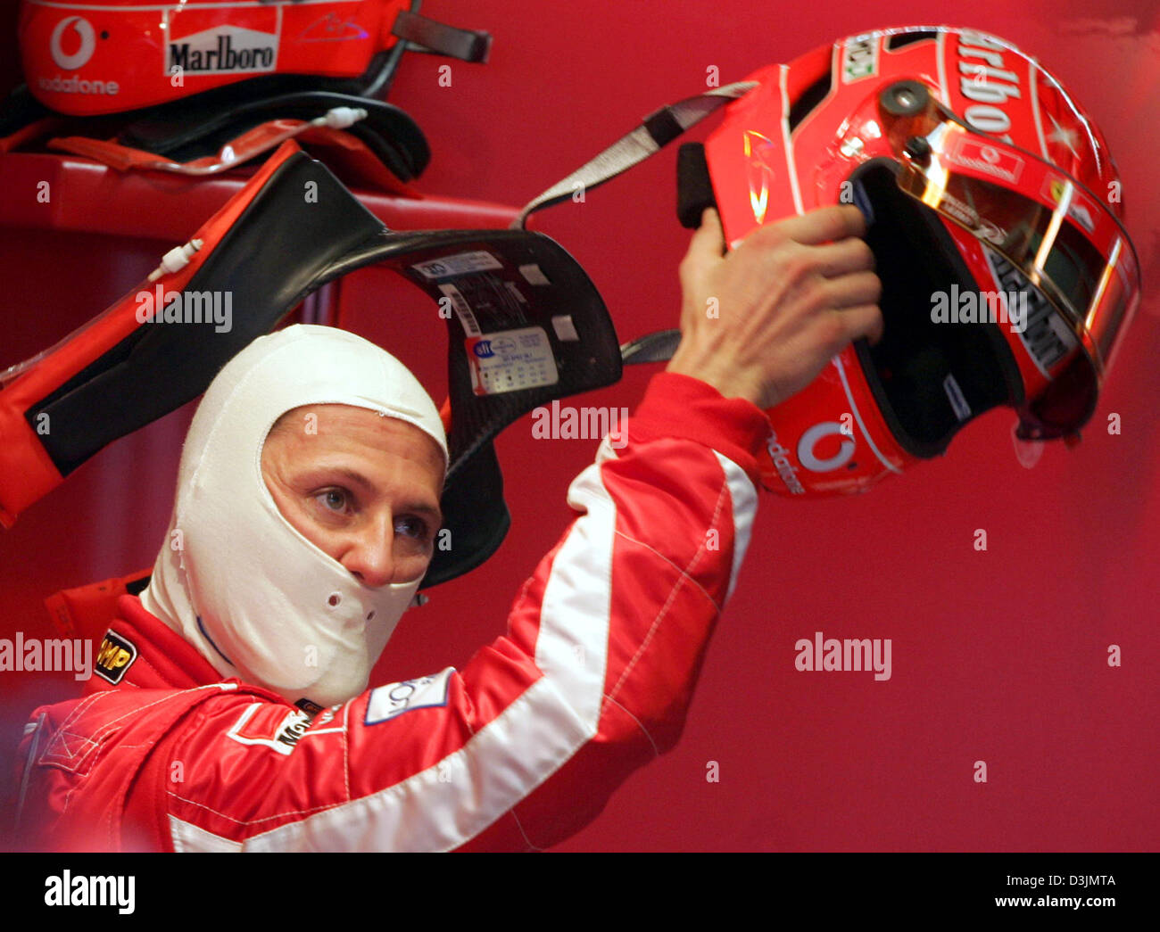 (dpa) - German Formula One Driver Michael Schumacher (Ferrari) Takes ...