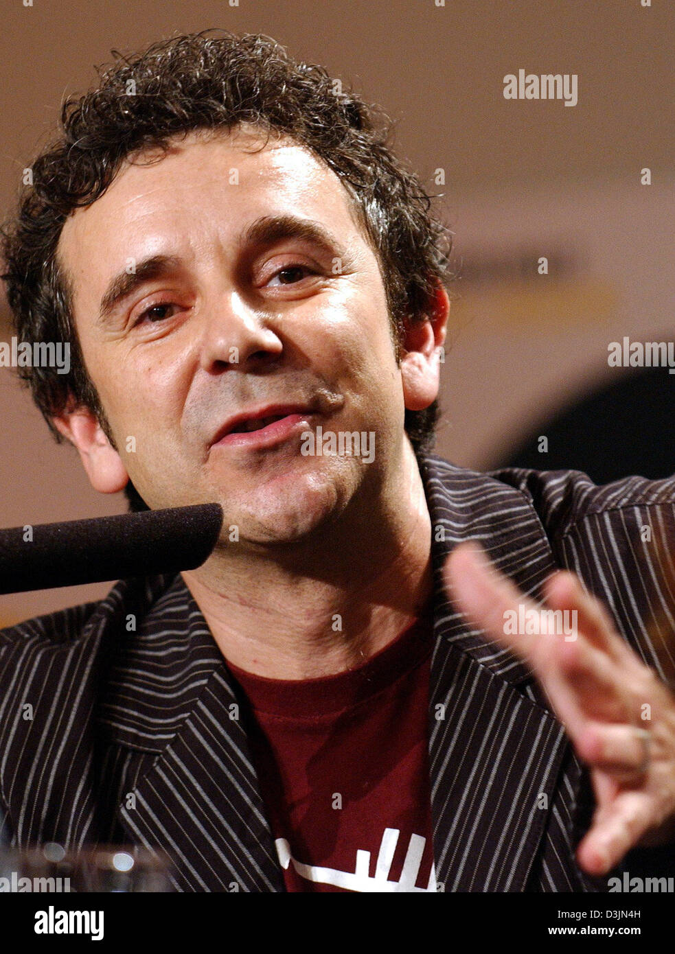(dpa) - Actor Miguel de Lira pictured during the presentation of the competition film 'One Day in Europe' (Germany) at the 55th Berlinale international film festival in Berlin, Germany, 12 February 2005. Stock Photo