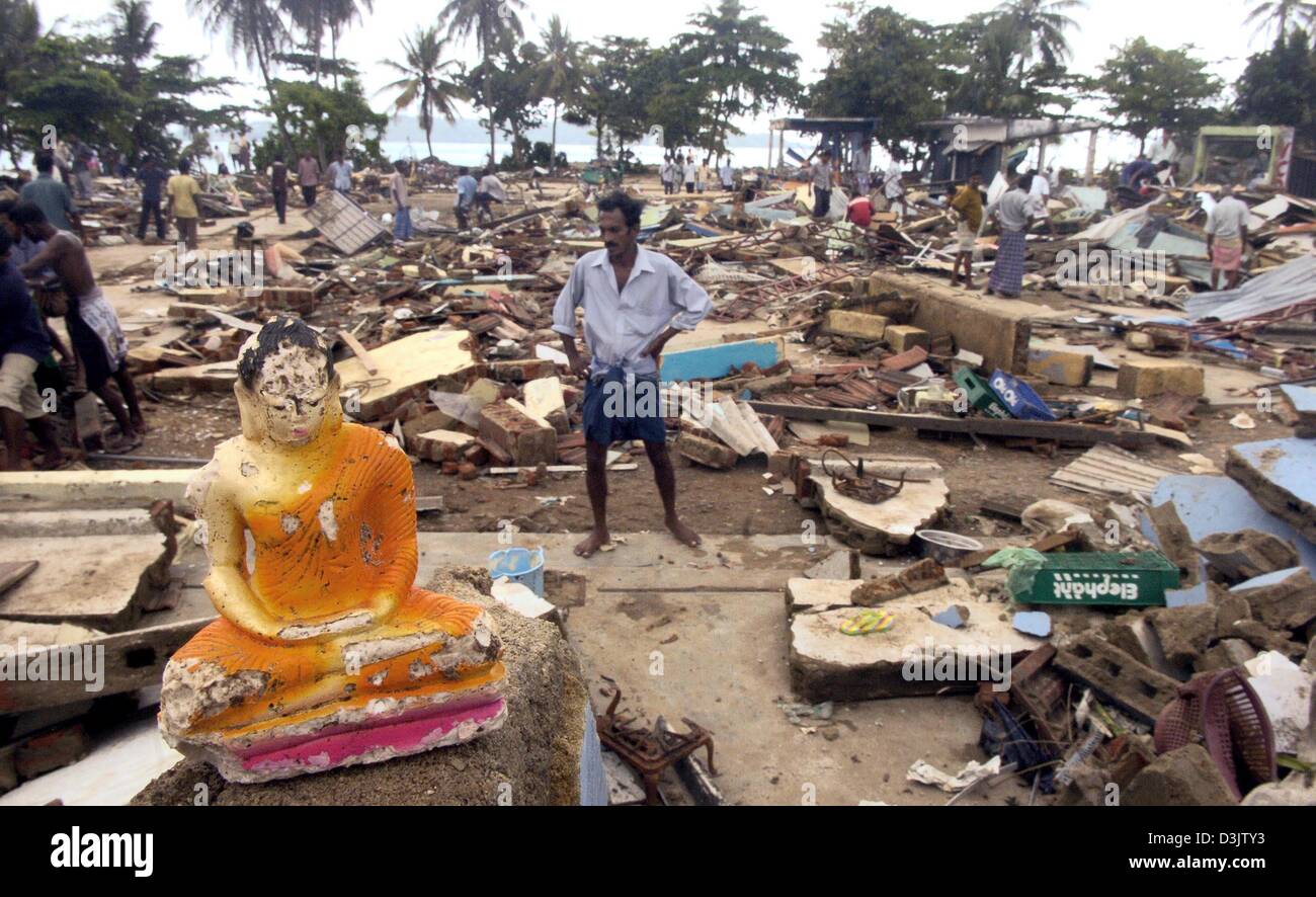 Galle tsunami damage