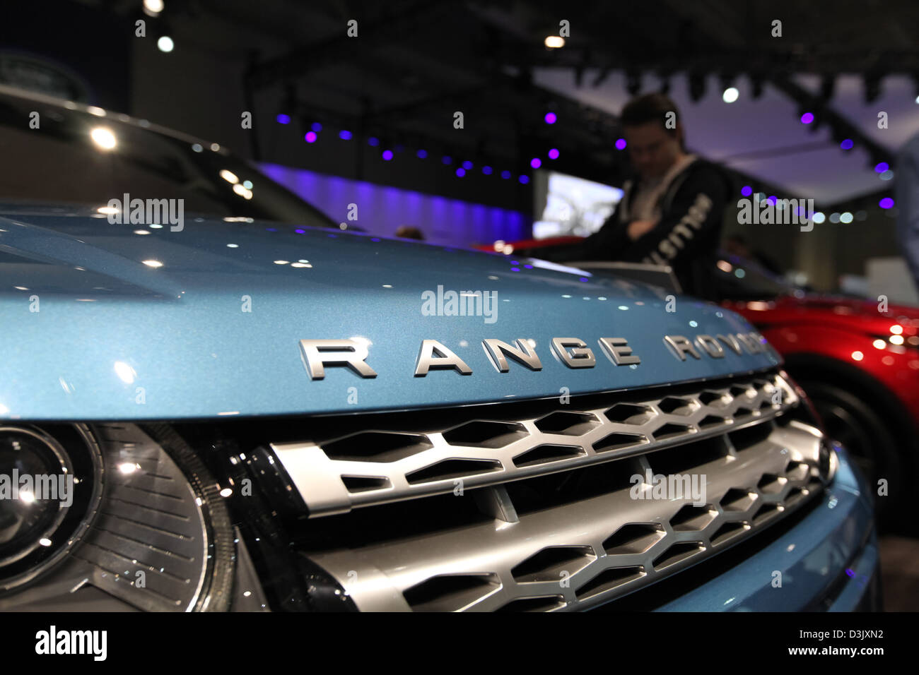 range rover closeup Stock Photo