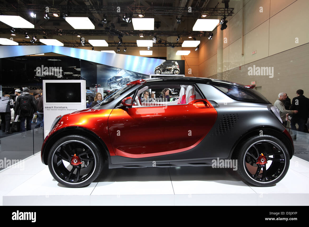 smart forstars electric concept side view Stock Photo