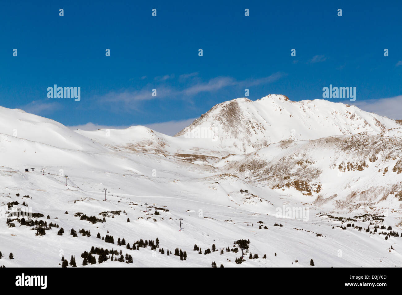 Skiing at Loveland ski resort, Colorado Stock Photo - Alamy