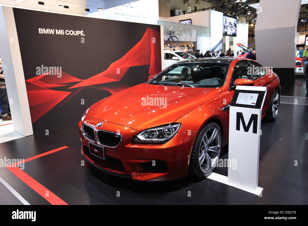 red bmw m6 coupe Stock Photo - Alamy