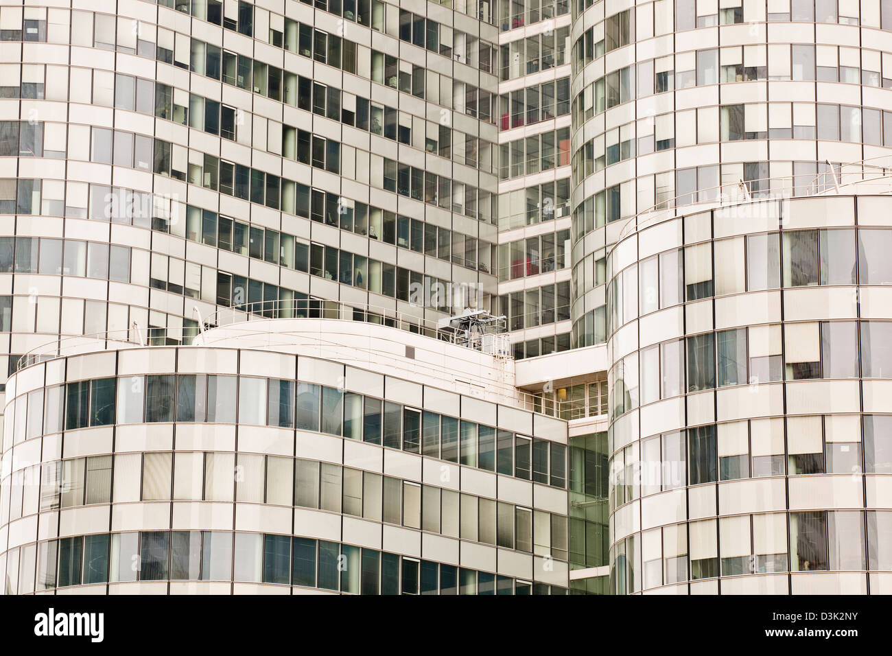 Office buildings in the La Defense district of Paris, France. Stock Photo