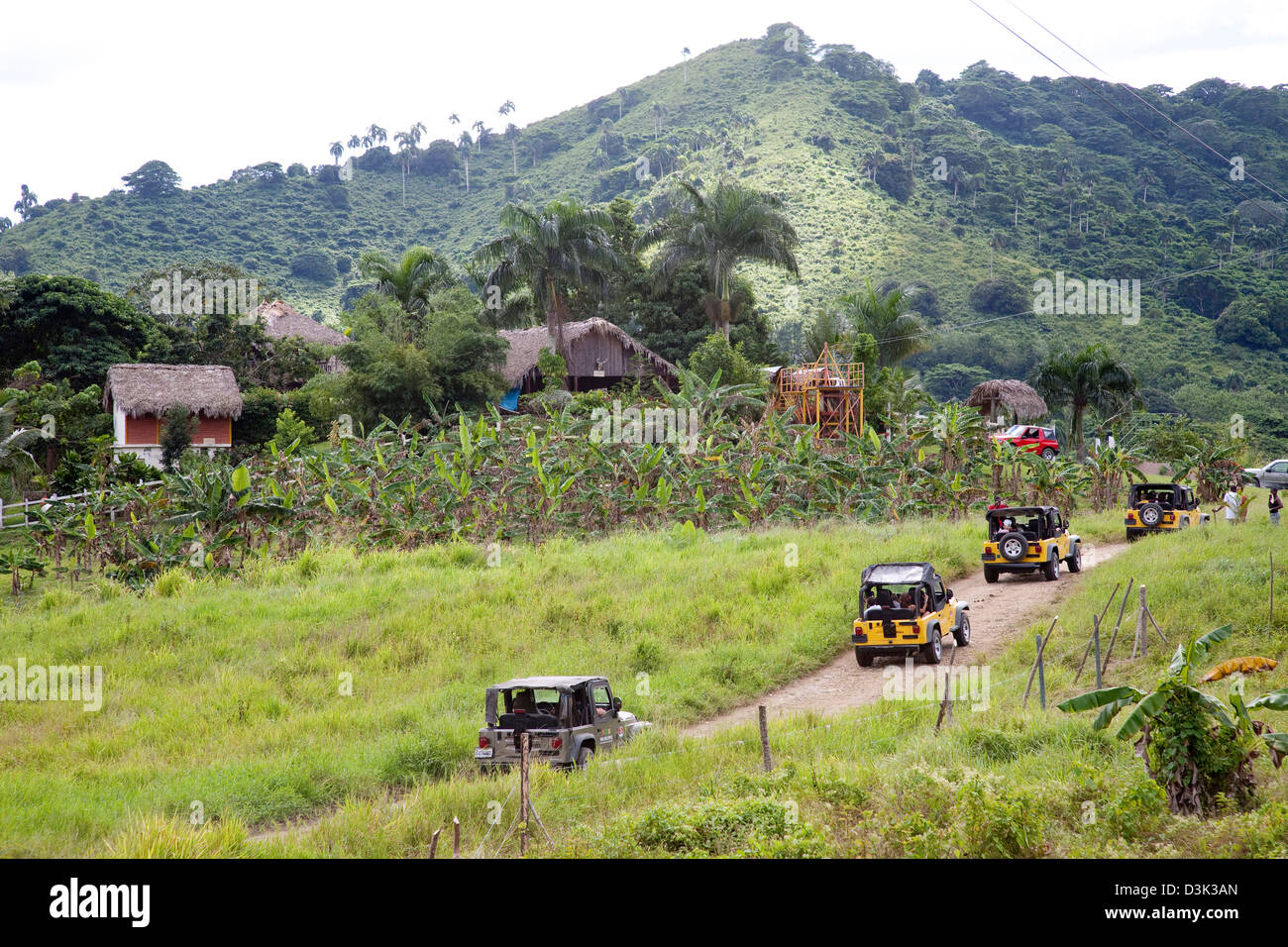america, caribbean sea, hispaniola island, dominican republic, area of higuey, offroad car