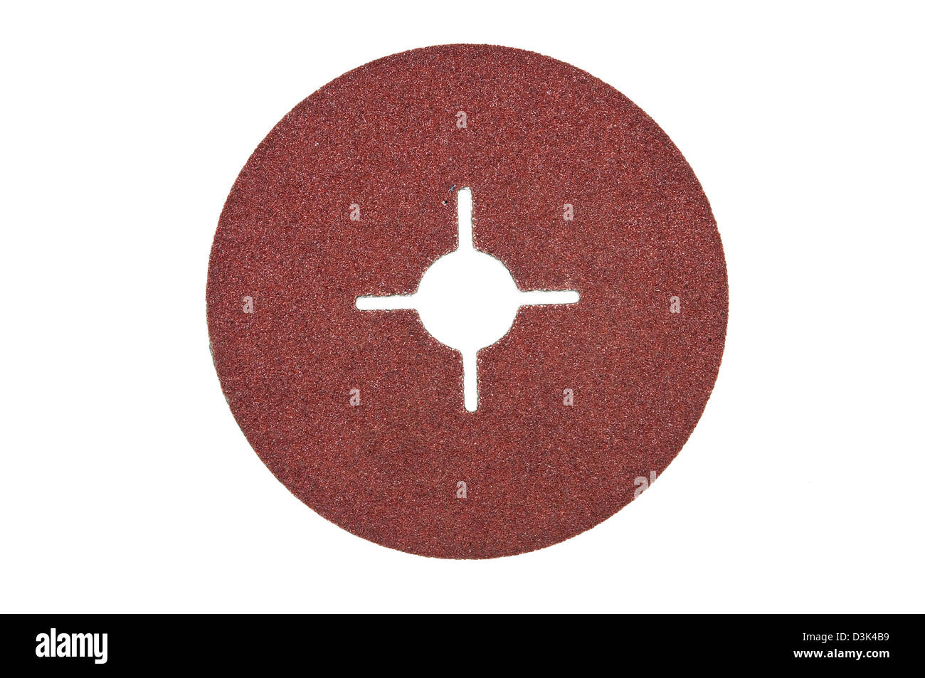 sandpaper with hole isolated on white background Stock Photo Alamy