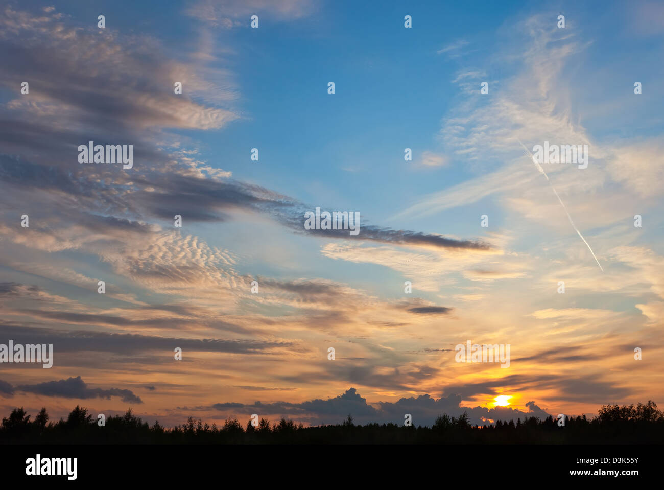 Sunset sky only hi-res stock photography and images - Alamy