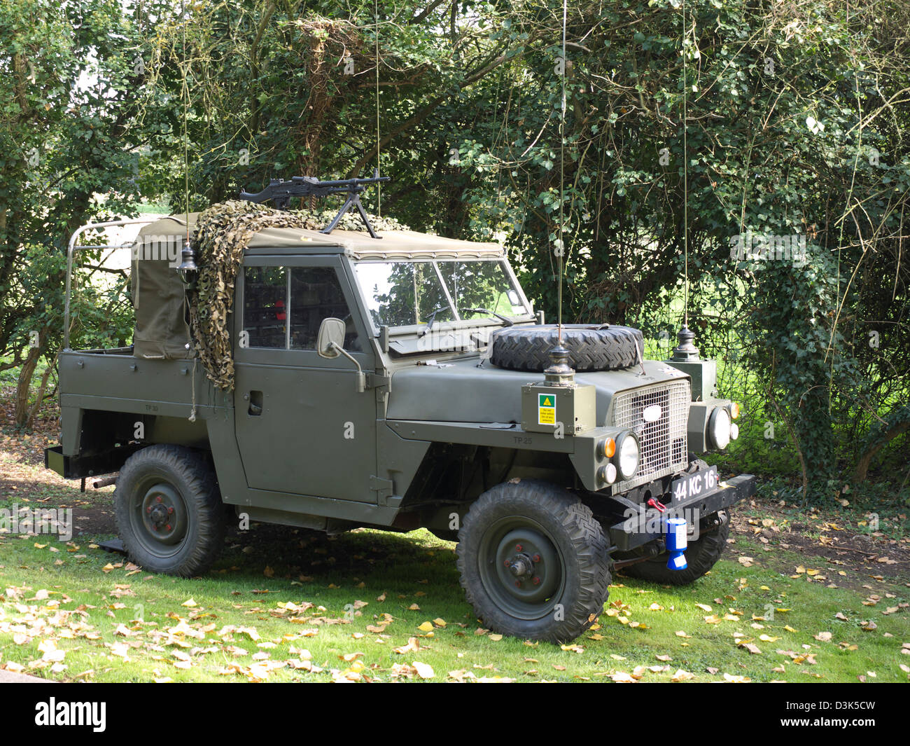 Vintage military Landrover at Holme 1940's weekend Stock Photo - Alamy