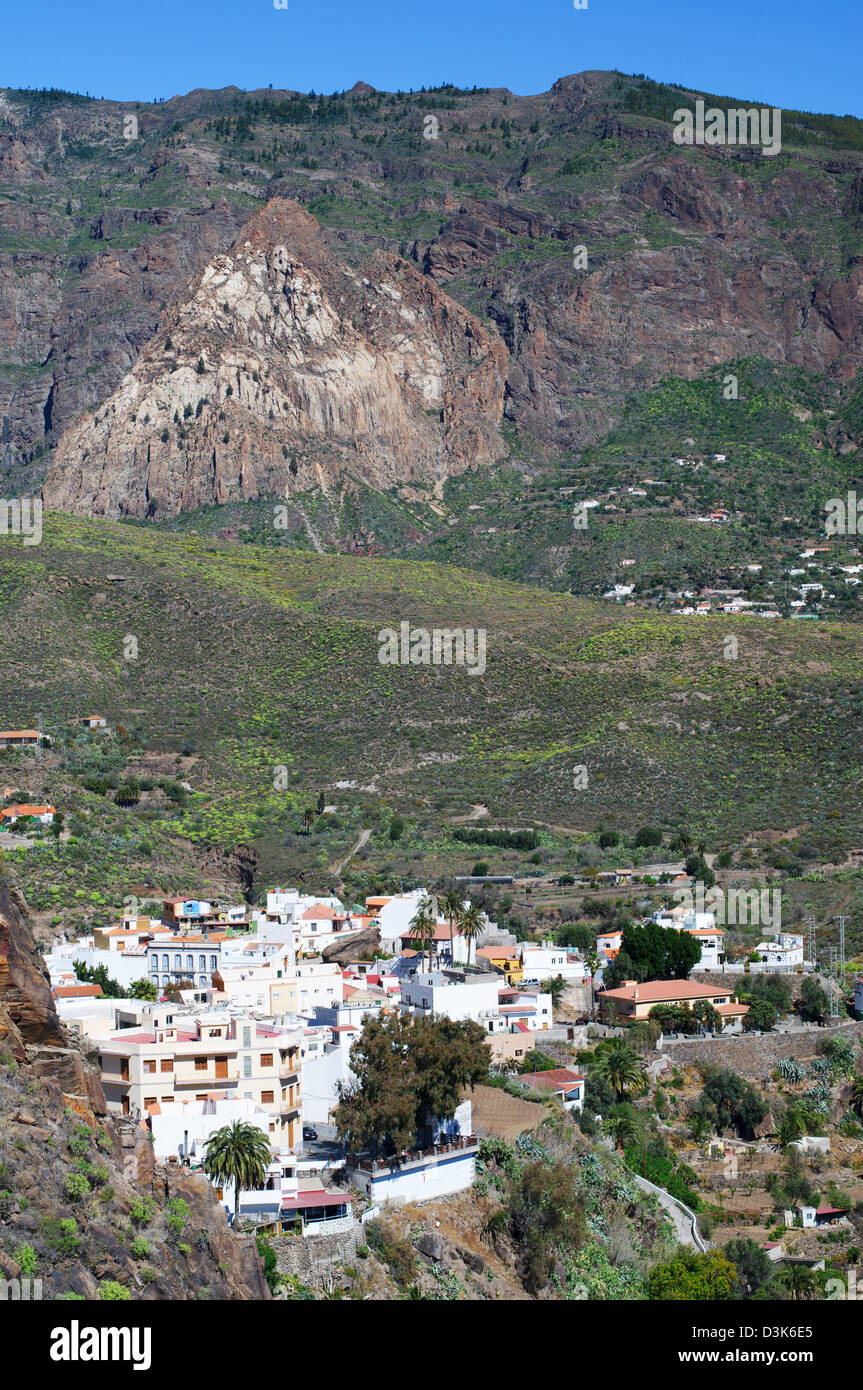 Village of San Bartolome  de Tirajana, Gran Canaria, Canary Islands Stock Photo