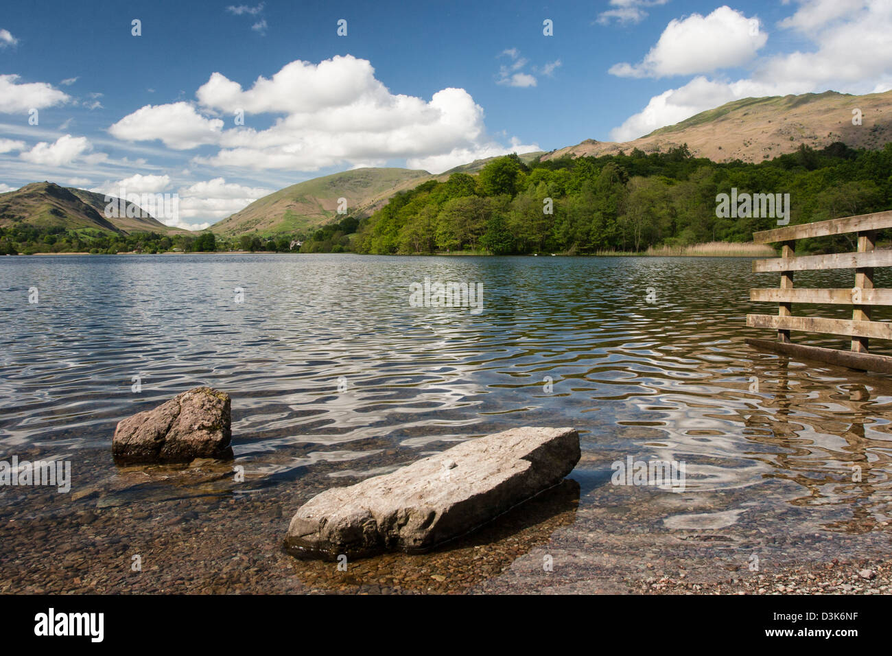 Grasmere lake in the Lake District, Cumbria. Stock Photo