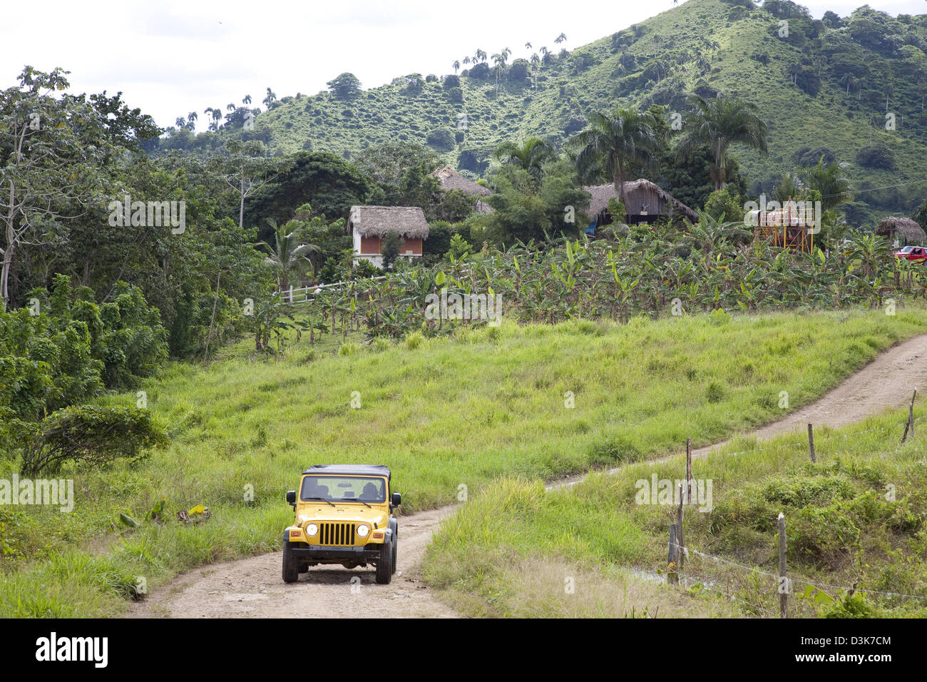 america, caribbean sea, hispaniola island, dominican republic, area of higuey, offroad car