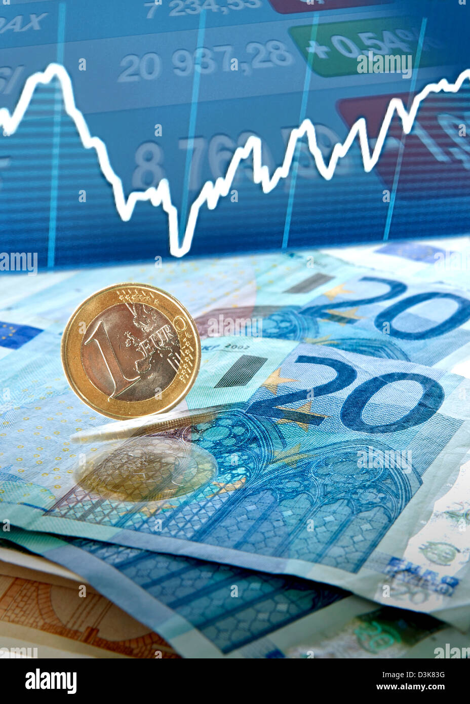 Euro money background isolated on white Stock Photo - Alamy