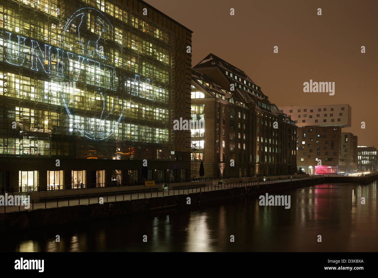 Berlin, Germany, Germany, the headquarters of Universal Music in Media Spree Stock Photo Alamy