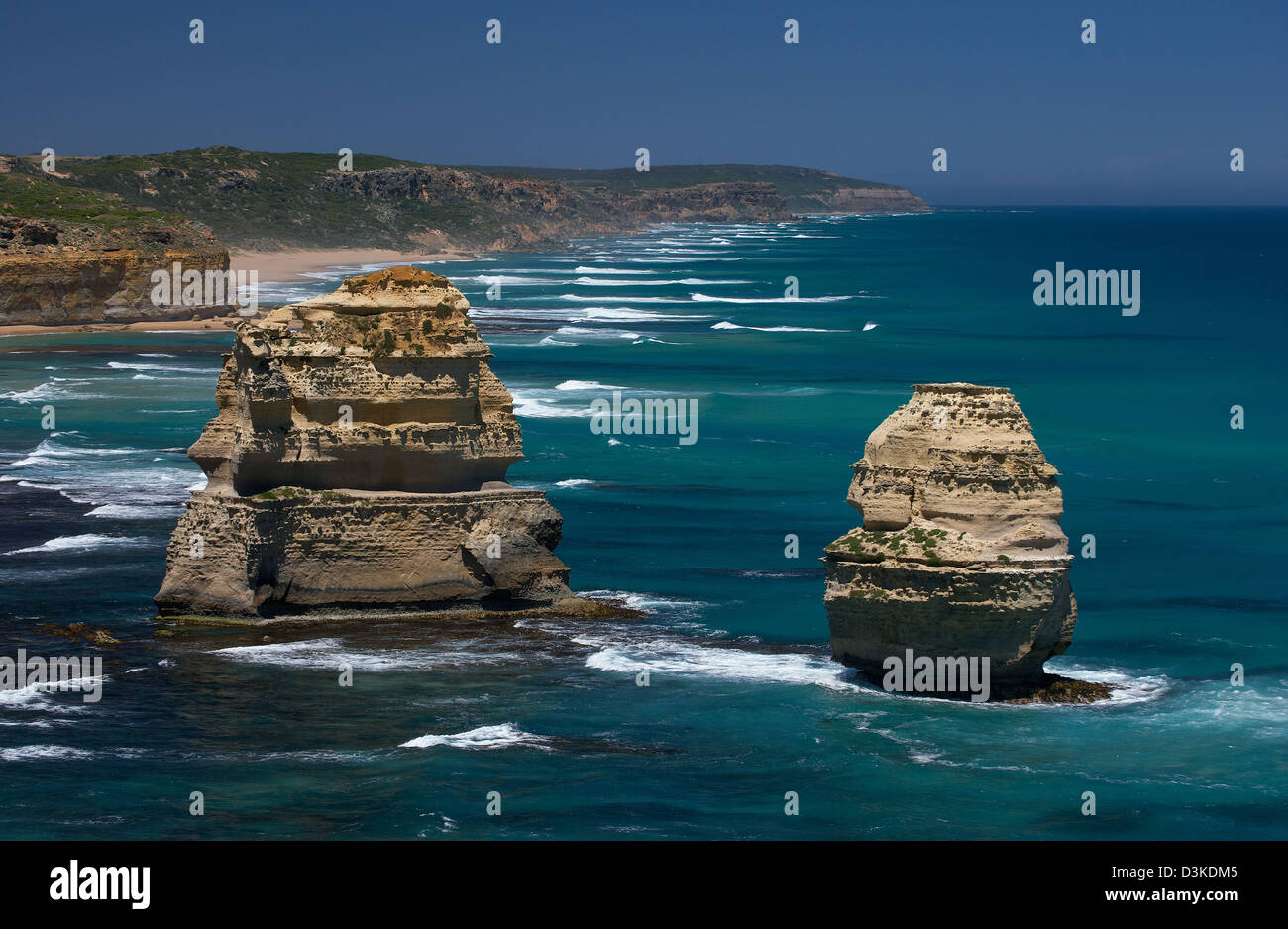 Princetown, Australia, Gog and Magog, the two rocks Stock Photo
