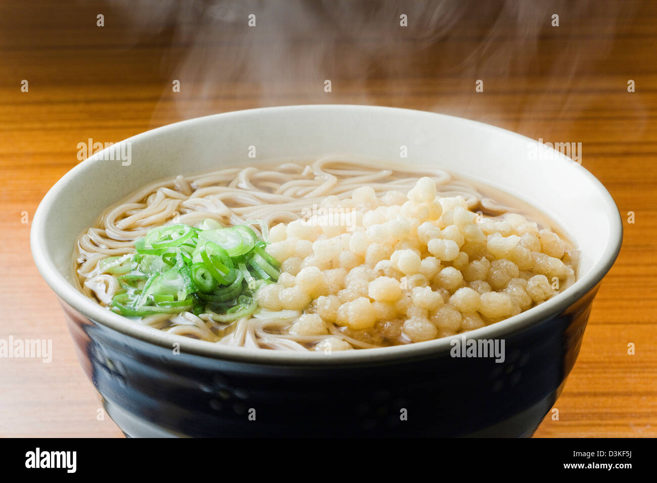 Japanese style Soba buckwheat noodles Stock Photo - Alamy
