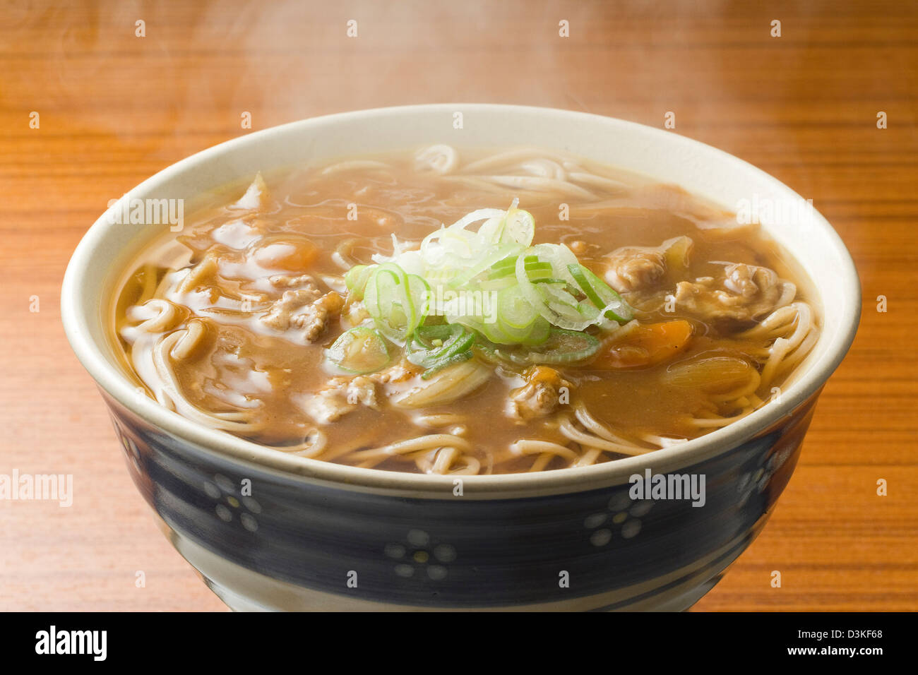 Japanese style Soba buckwheat noodles Stock Photo Alamy