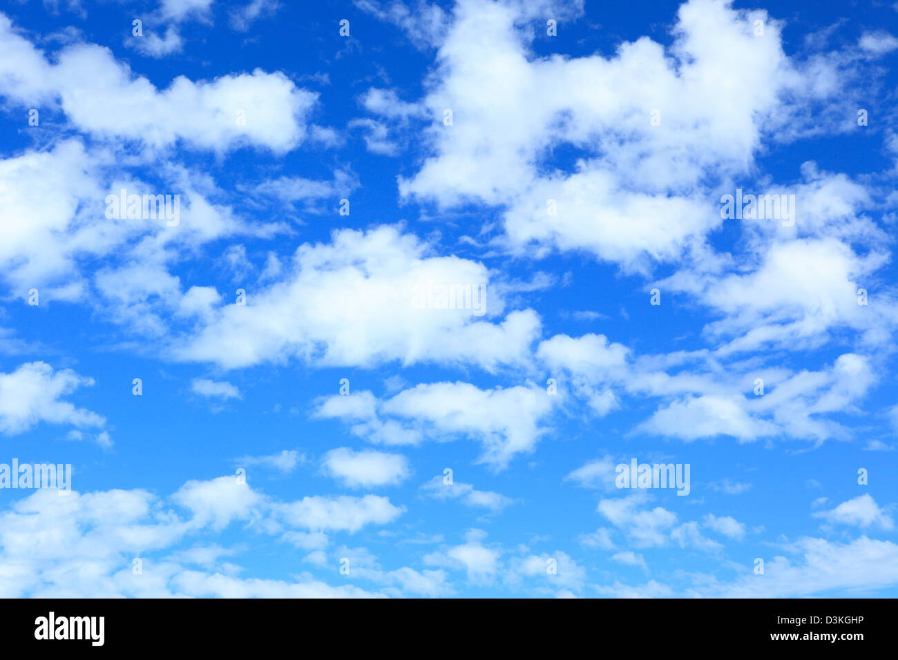 Blue sky with clouds Stock Photo - Alamy