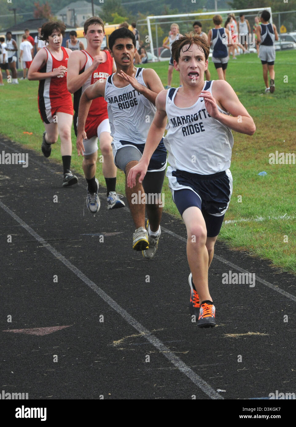 High school track and field event in Maryland Stock Photo Alamy
