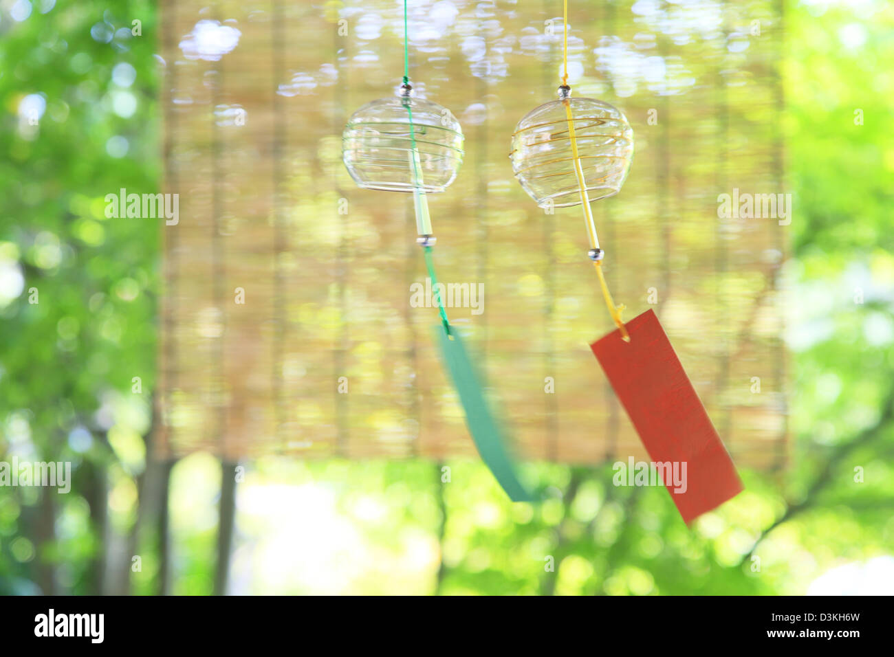 Wind chimes Stock Photo Alamy
