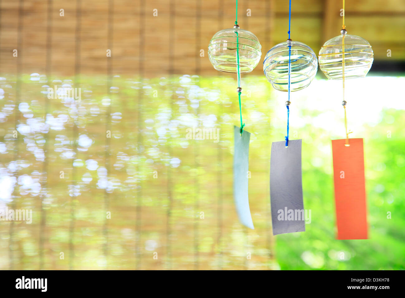 Three wind chimes hires stock photography and images Alamy
