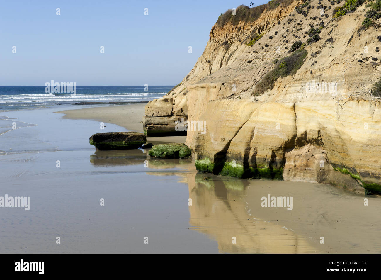 Beach access in Solana Beach Stock Photo - Alamy