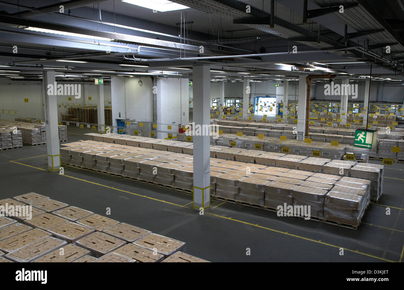 Berlin, Germany, the shipping area of the Dock 100 Logistics GmbH Stock ...