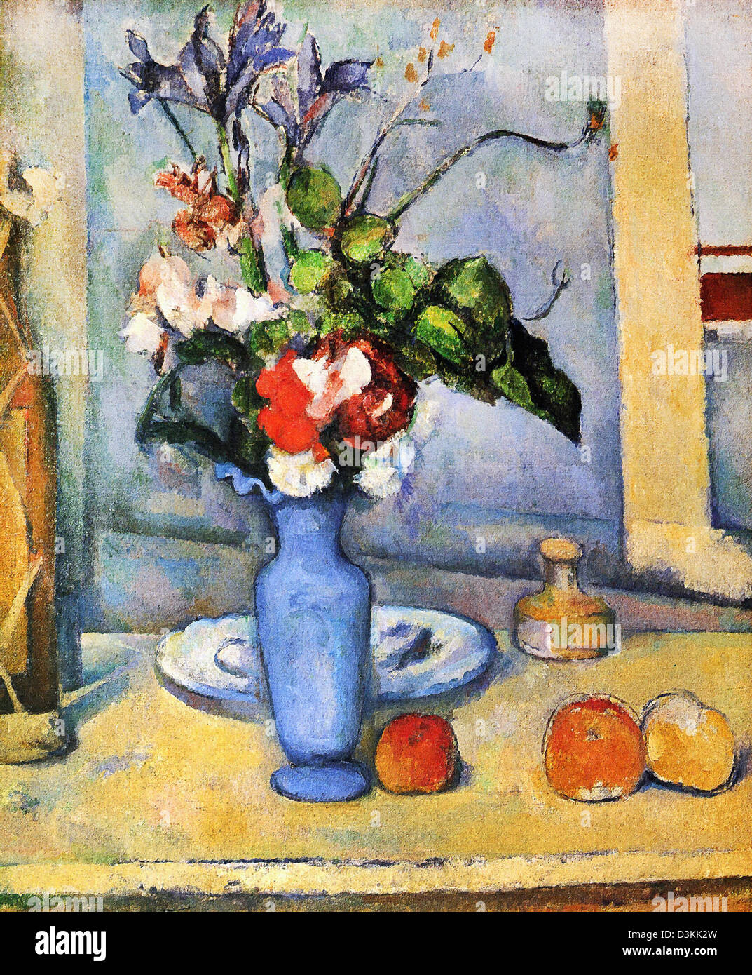 Paul Cezanne The Blue Vase 1888 1890 Oil On Canvas Musee D Orsay