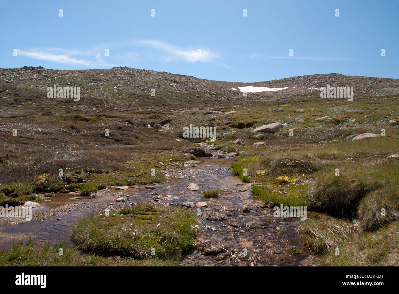 hiking at Mount Kosciuszko, Snowy Mountains in Kosciuszko National Park