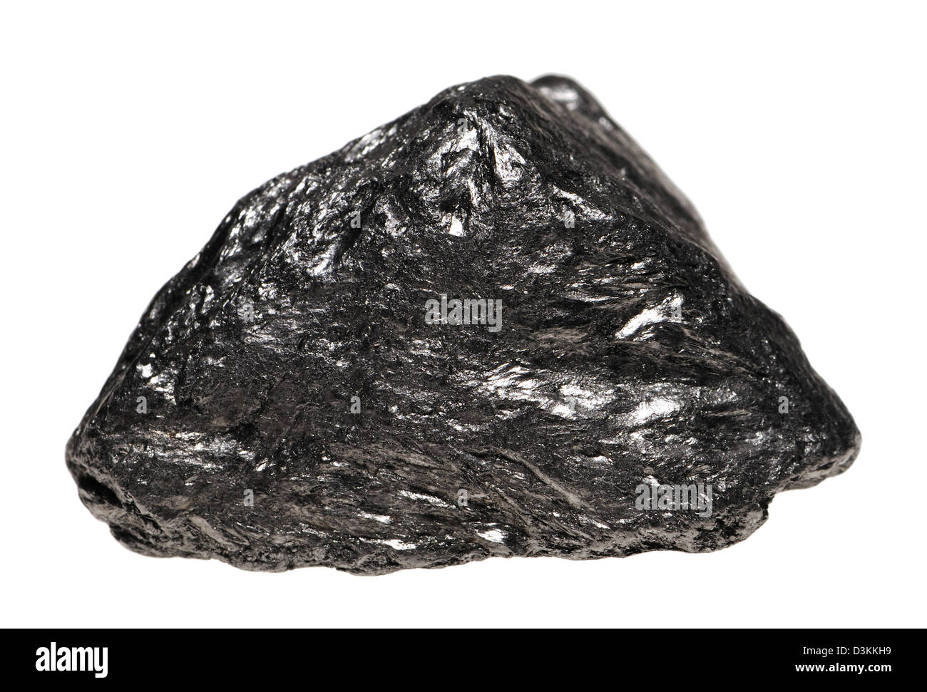 Graphite - soft form of pure carbon Stock Photo