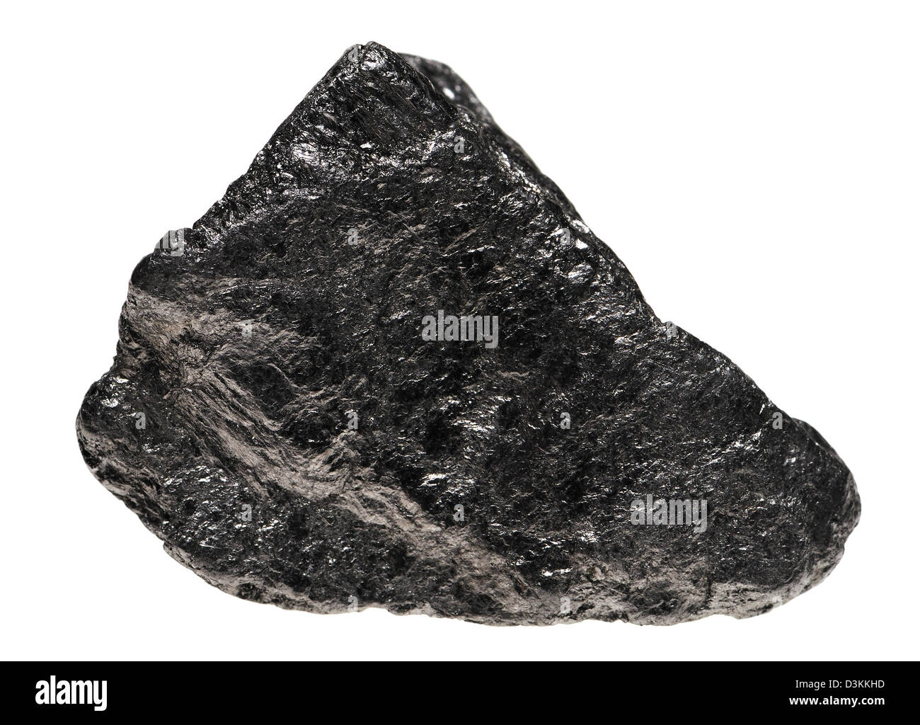 Graphite - soft form of pure carbon Stock Photo