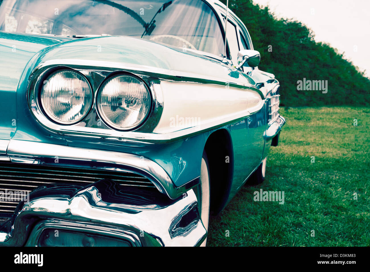 Classic car close up Stock Photo
