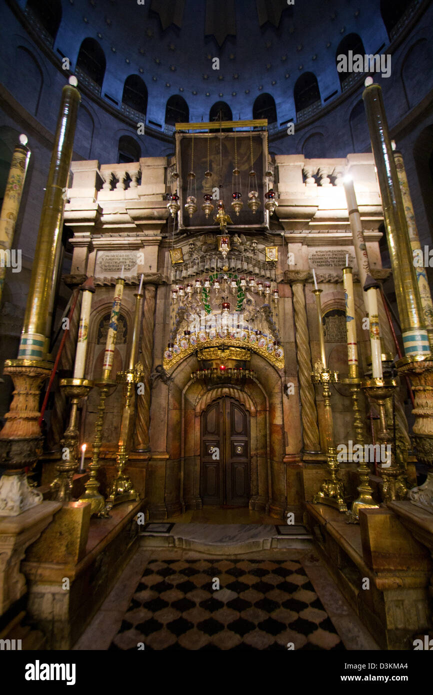 Church of the Holy Sepulchre - Jerusalem Stock Photo