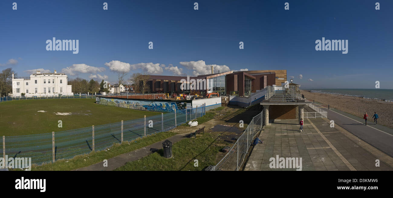 The new Splash Point Leisure Pool nearing completion in Worthing, West