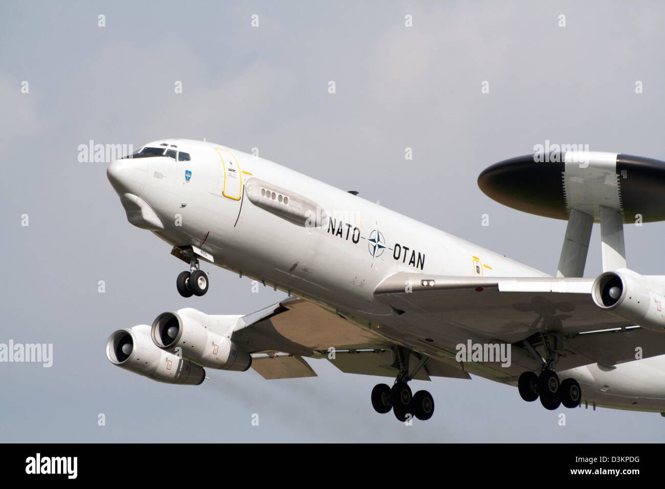 Nato Boeing E 3 Awacs Sentry Radar Plane Stock Photo Alamy