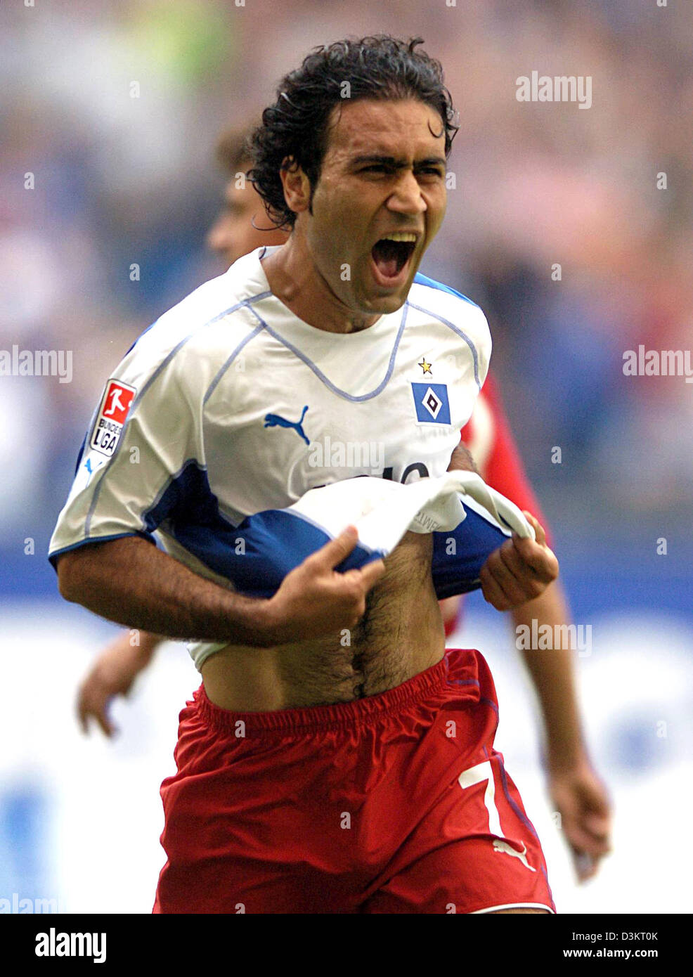 Mehdi Mahdavikia Autogrammkarte Hamburger SV 2001-02 Original Signiert+A 96128 
