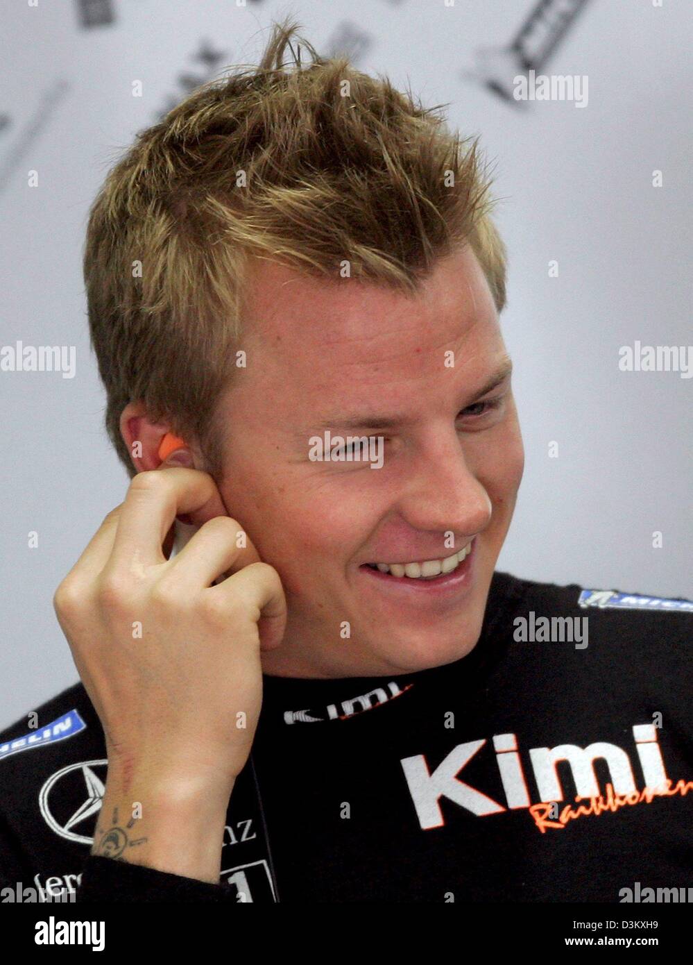 (dpa) - Finnish Formula One driver Kimi Raikkonen of McLaren Mercedes ...