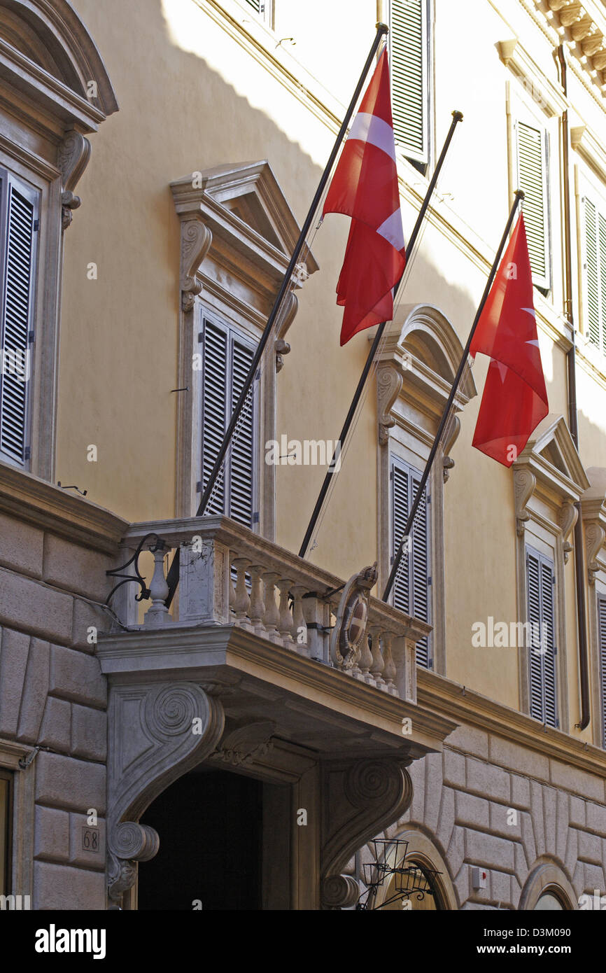 (dpa) The picture shows the Palazzo Malta, the headquarters of the Order of Malta at the Via
