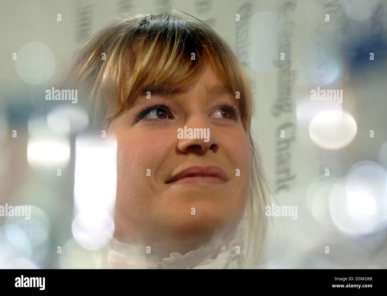 (dpa) - German actress Franka Potente pictured at the Frankfurt Book ...