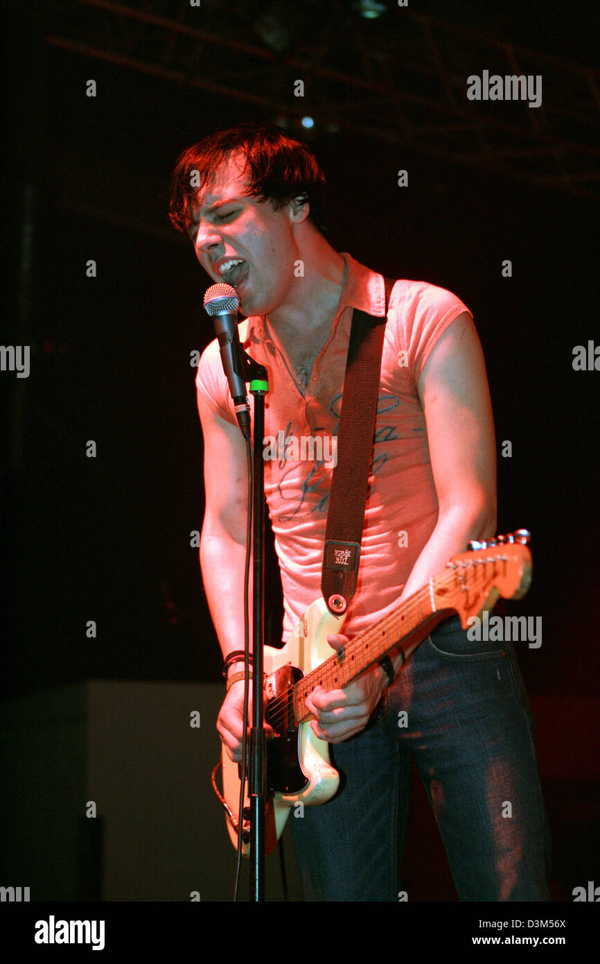 Dpa Ryan Grib Guitarist Of The British Band The Cribs Stock