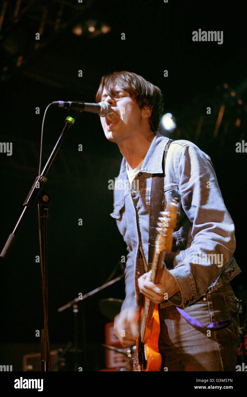 Dpa Gary Crib Bass Guitarist Of The British Band The Cribs