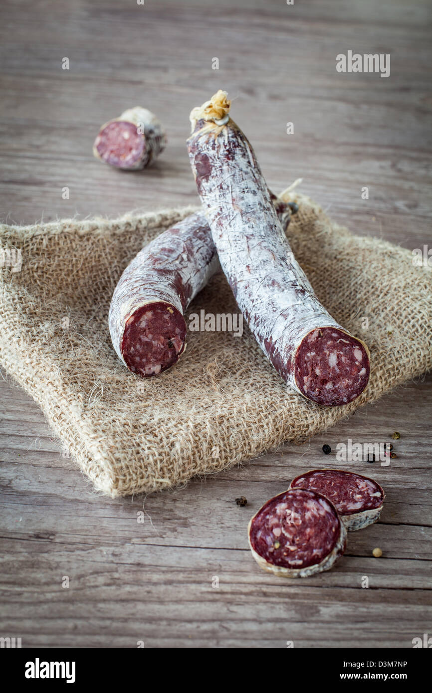 Donkey Meat Salami High Resolution Stock Photography And Images Alamy