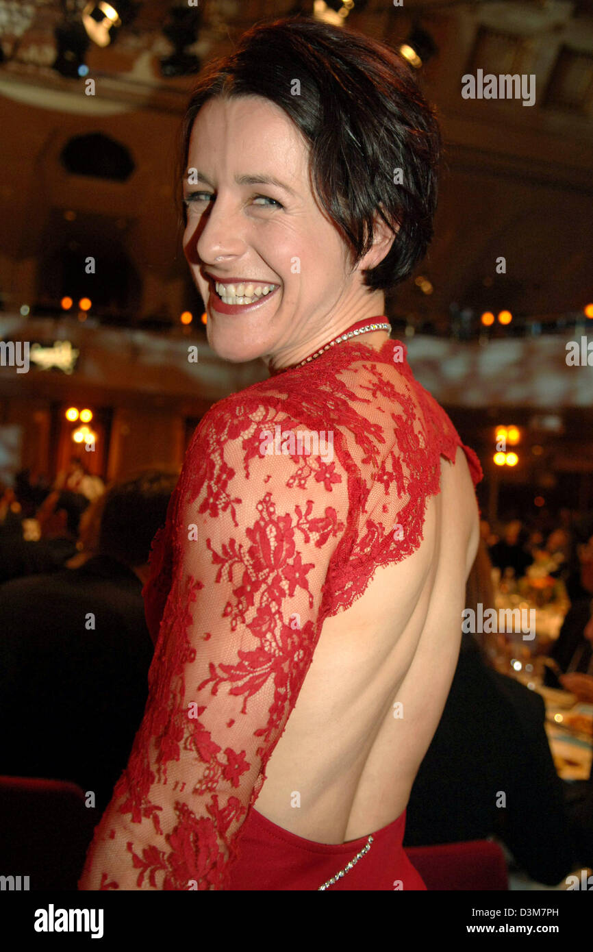 (dpa) - Biathlon athlete Uschi Disl photographed at the 'Athlete of the Year 2005' awards ceremony in Baden-Baden, Germany, 18 December 2005. Disl was named 'Sportswoman of the Year 2005'. Photo: Rolf Haid Stock Photo