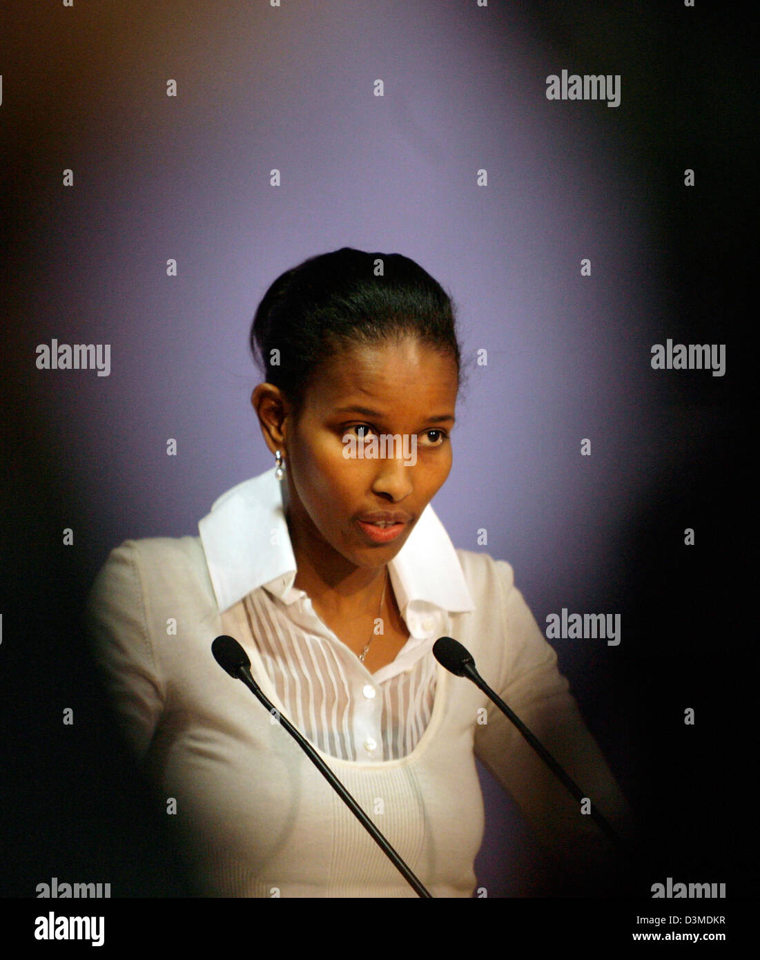 The Dutch Author and politician Ayaan Hirsi Ali who became famous with