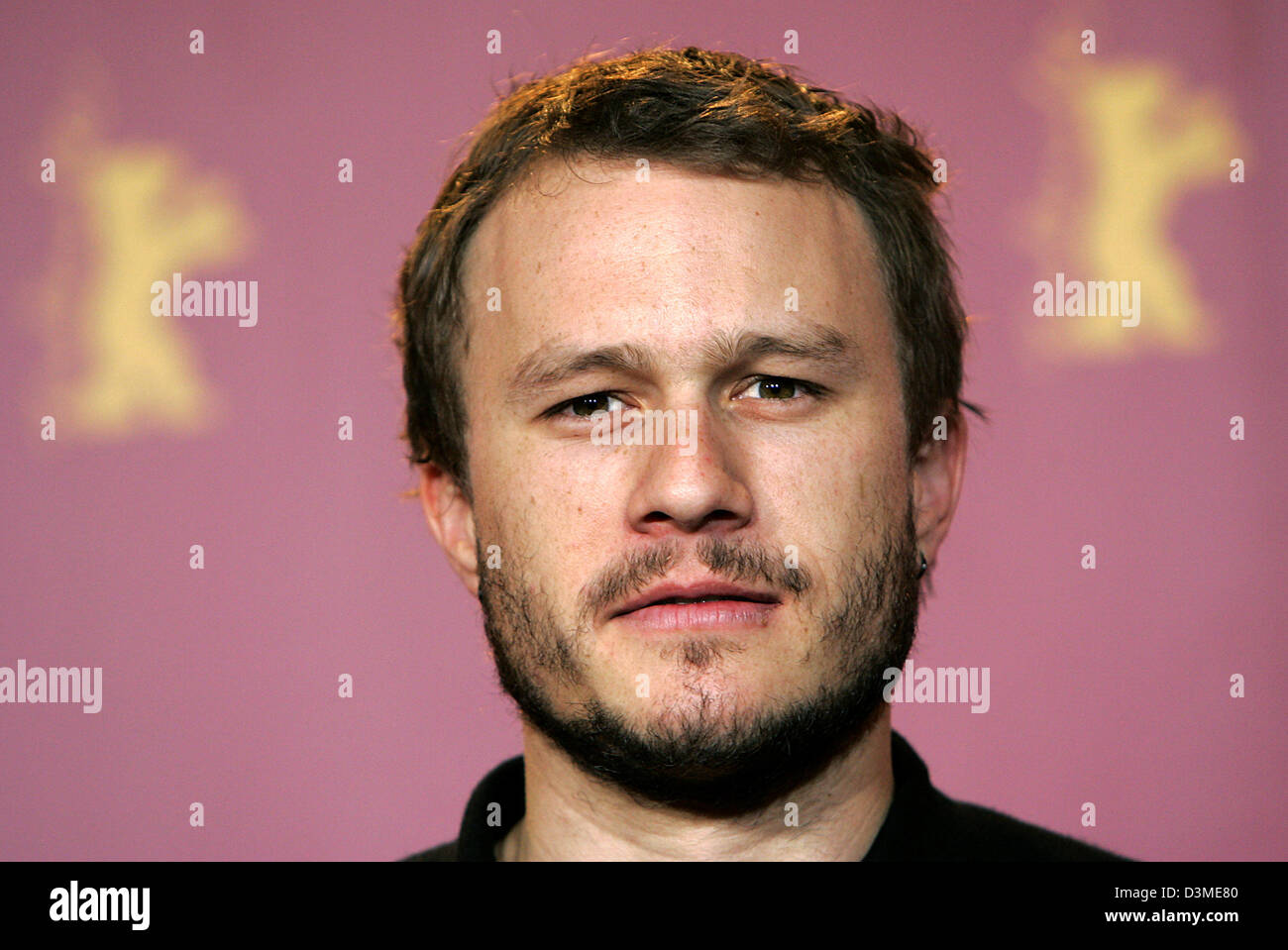 Australian Actor Heath Ledger Smiles He Attends A Photocall For