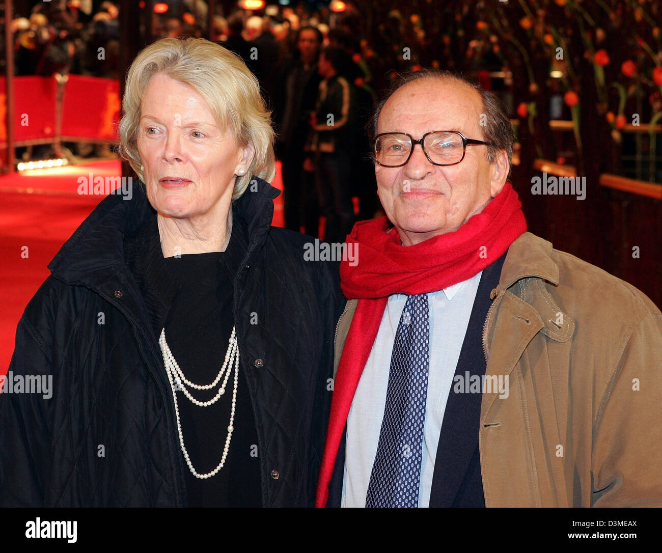 American director Sidney Lumet and his wife Mary arrive for the
