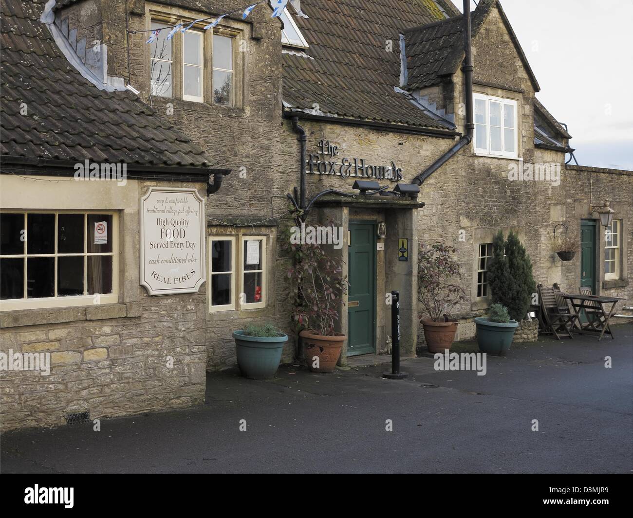 Fox and Hounds pub Colerne Wiltshire England UK Stock Photo Alamy