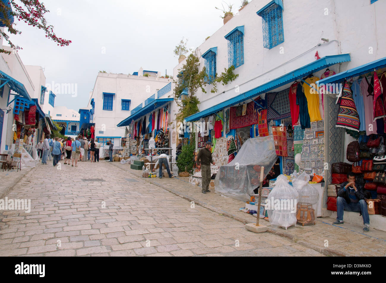 Sidi Bou Said, Tunisia, Africa Stock Photo