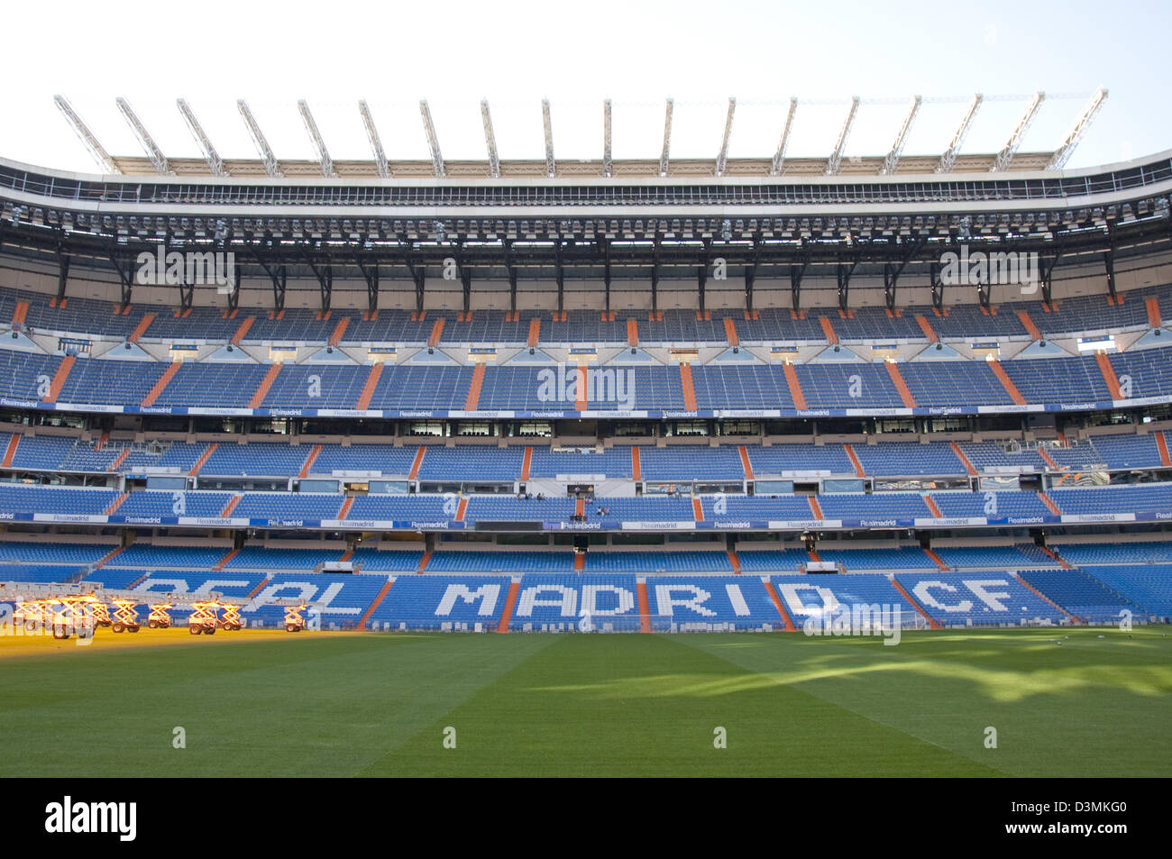 The Bernabau Stadium in Madrid Stock Photo
