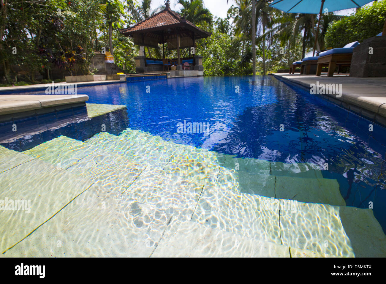 Alum Shanti Hotel, Ubud, Bali Stock Photo