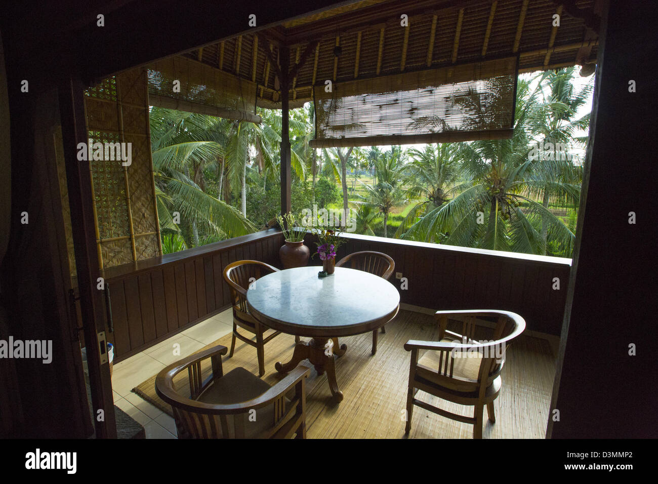 Alum Shanti Hotel, Ubud, Bali Stock Photo